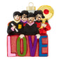 "All you need is Love!" Celebrate the Christmas season with this spectacular Beatles glass ornament sharing the message of love!