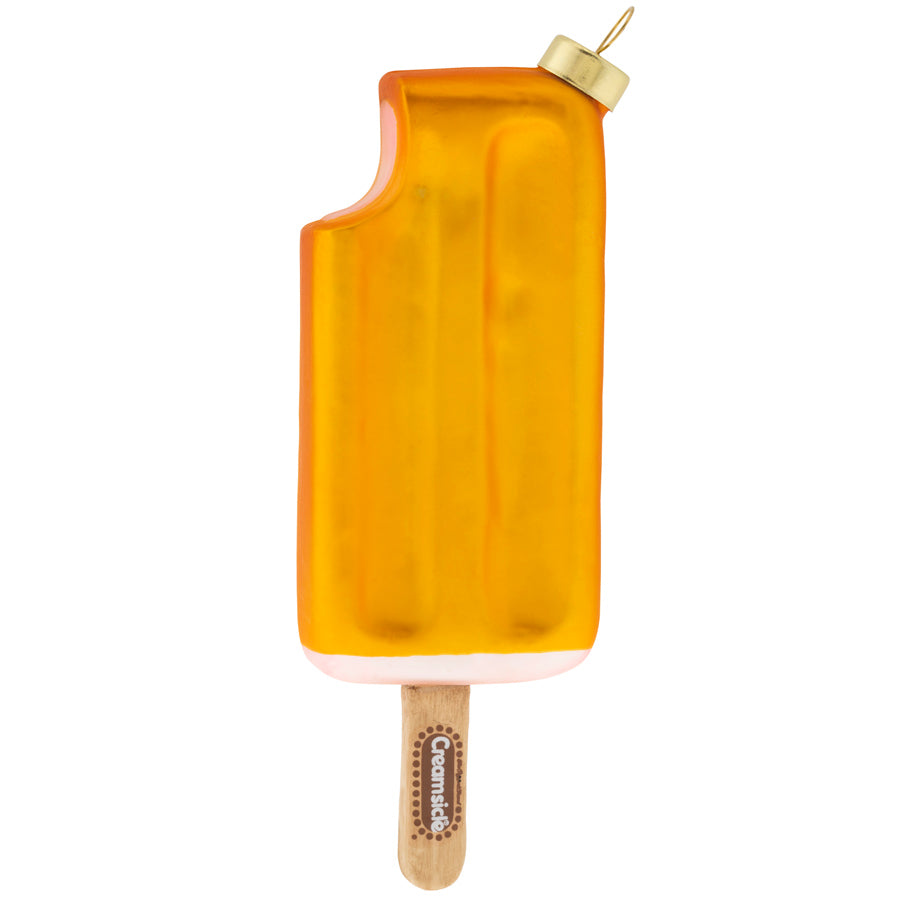 The iconic Creamsicle® ice cream bar can be enjoyed all season long with our officially licensed Popsicle glass ornament just in time to adorn your holiday tree!