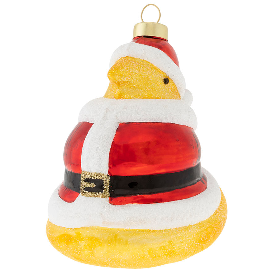 Each delightful marshmallow chick has brought a smile to our faces since childhood.  Dressed up as Santa and ready for the holidays, this officially licensed PEEPS® glass ornament is just the sweet treat needed to complete your holiday tree!