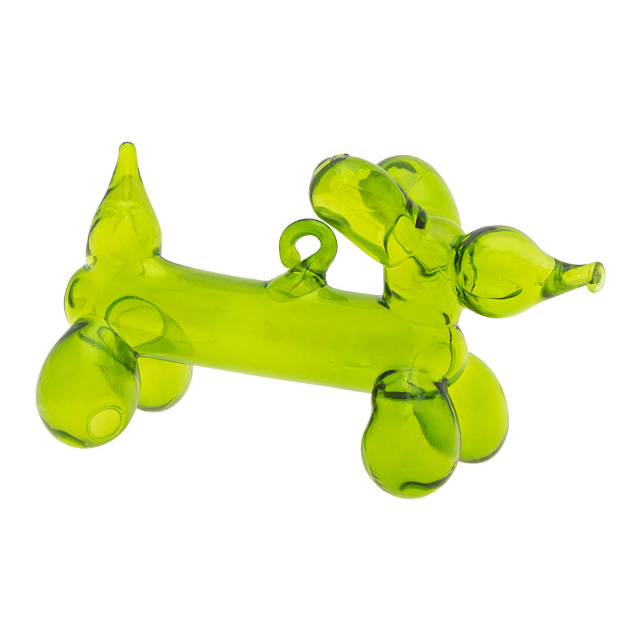 Our Translucent Green Balloon Dog will bring a playful pop to your tree!