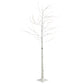 Light up your house with this birch tree! This artificial pre-lit tree stands at 7 feet tall and includes over 160 LED lights. The branches are bendable so that you can easily change the shape of the tree. The slim design of this tree makes it very versatile for any sized space. This tree is for indoor use and outdoor use and includes a 133.5 IN (11.1ft) cord with an easy push-on button as well as four metal stakes to secure the base in the ground.