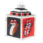 kat + annie is Rock 'n' Rollin around Europe this holiday season with the Rolling Stones Lips and Tongue Cube glass ornament. This officially licensed glass ornament features the classic tongue artwork with the Union Jack flag, German flag, flag of Italy and flag of France.