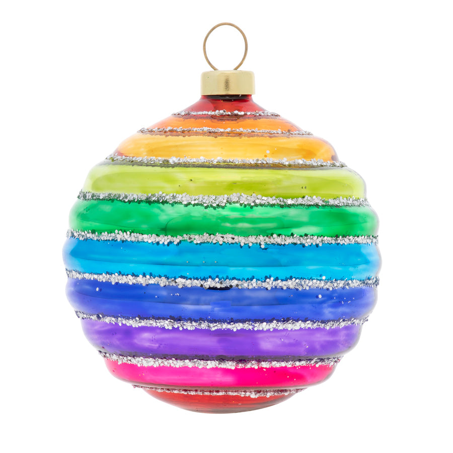 <div>This colorful rainbow ornament is sure to bring happiness to your home this season.</div>