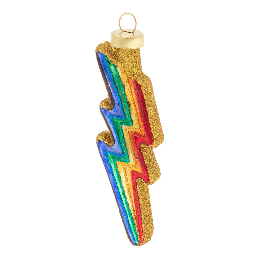 <div>This fierce glittered Rainbow Thunderbolt is sure to stun this holiday season. </div>