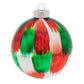 This perfectly patched round mixes traditional Christmas reds, greens and whites and is sure to stand out on your tree this year.