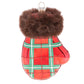 <div>Our Christmas plaid mitten lined with black fur trim looks as warm as can be. </div>