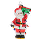 All tangled up in lights, Santa is ready to help deck the halls this holiday season.