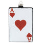 The card shark in your life will never fold with this glittering red Ace of Hearts!