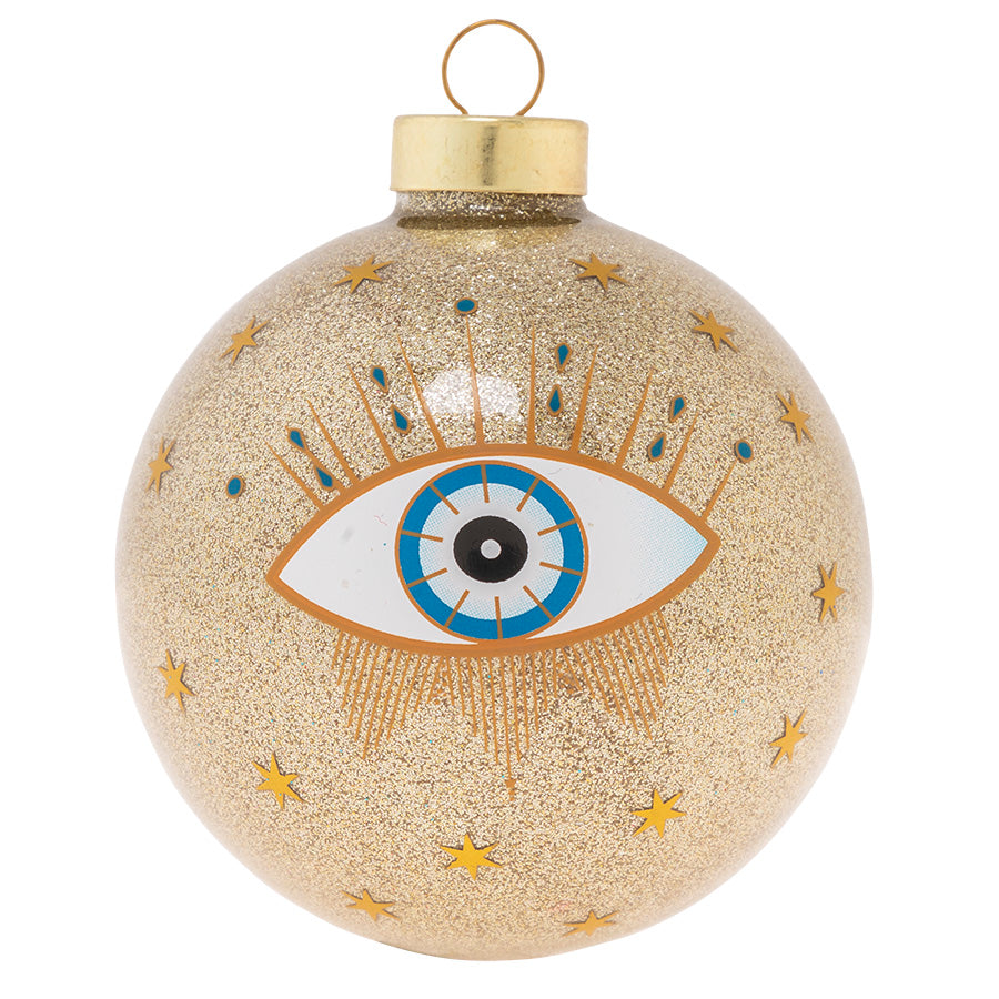Ward off negativity and evil energy with this mesmerizing Evil Eye ornament.