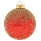Red And Gold Beaded Round