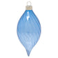 Like an icicle catching the light of a winter sunrise, this glass teardrop will bring loads of sparkle and shine to your Christmas tree.
