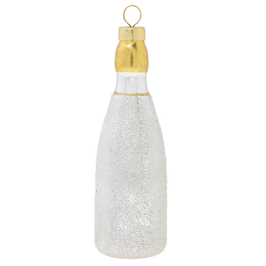 Silver Luxe Champagne Bottle