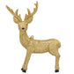  Covered tip-to-tail in sparkling golden glitter, this gilded reindeer is sure to shine bright on your Christmas tree!
