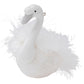 With her fluffy feathers and glittering silver beak, this graceful swan ornament is the perfect elegant addition to your Christmas collection.