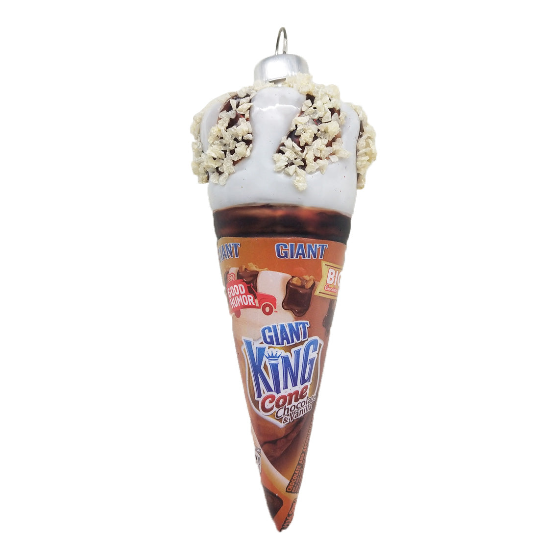 It's never too cold for ice cream, and there's nothing quite like a Giant King Cone™ to satisfy your cravings. This ornament captures every delicious, chocolatey, nutty detail.
