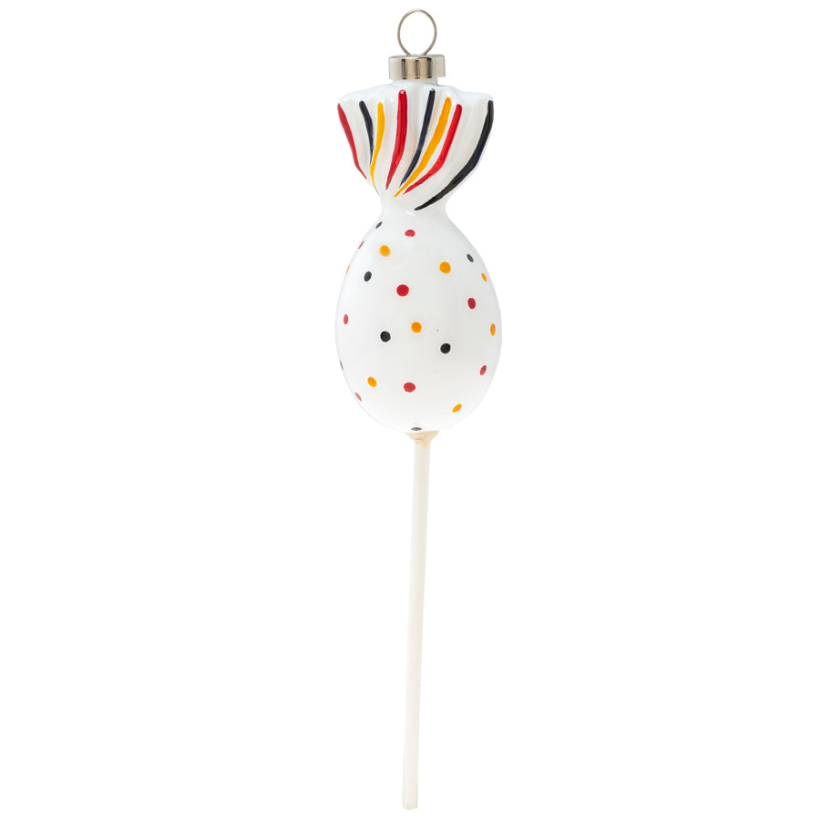 Back image - Cherry Blow Pop - (Blow pop candy ornament)