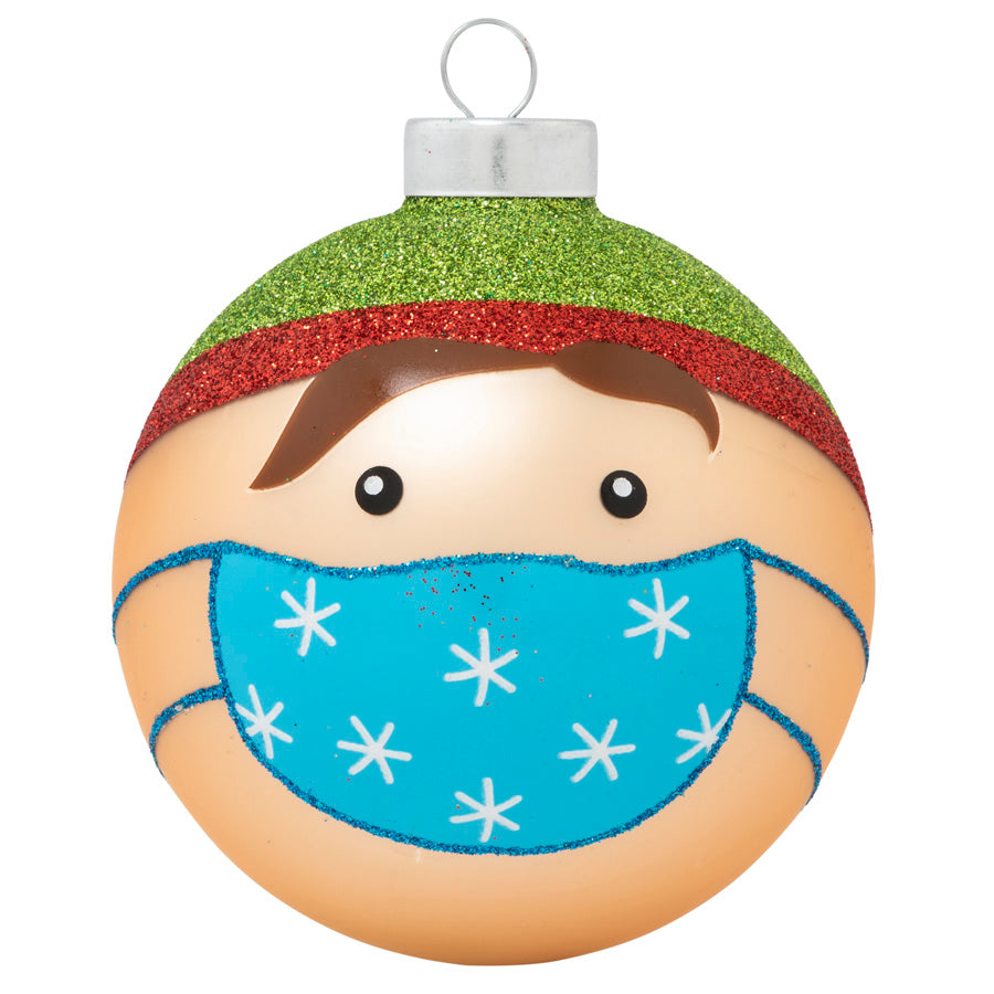 Even the North Pole is being extra careful this year. Santa's helper is masked up for a productive day of toy making!