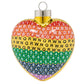Show your New York  pride with this subway-inspired heart ornament. Hang this rainbow-hued piece from your tree and spread the love!