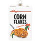 Corn Flakes™ Fan ornament. Kellogg's Corn Flakes cereal box. View of back.