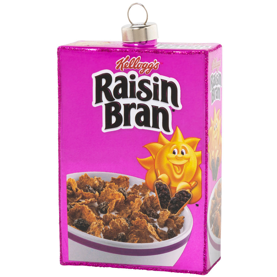 Grab your smallest spoon and dig into this tiny box of Kellogg's™ Raisin Bran™ cereal. Hang it along with our other Kellogg's pieces to really celebrate your love for the most important meal of the day!