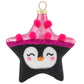 Our sparkling penguin pal is pretty in pink with her fuzzy pom pom top!