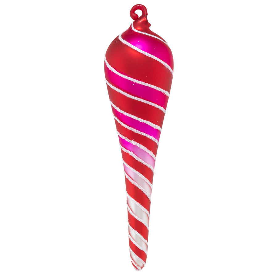 Pink Peppermint Icicle