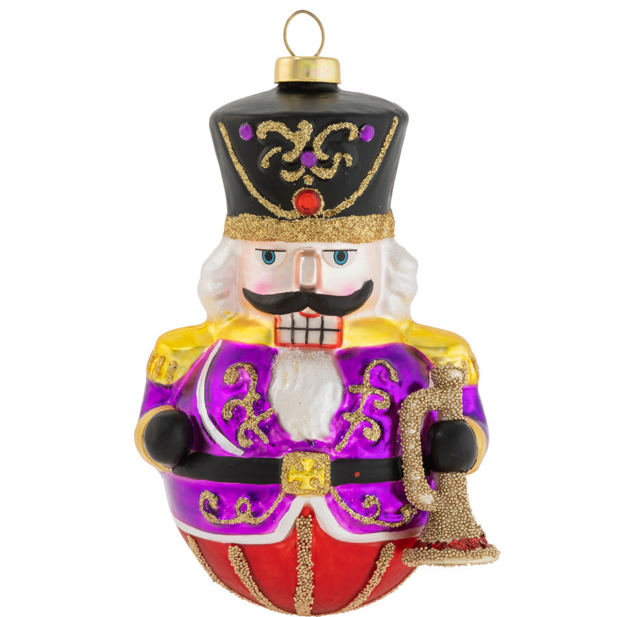 Our glittering Nutcracker guard is ready to sound the horn announcing the holiday season!