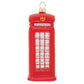 Peer through the clear glass windows of this miniature British phone booth and imagine calling home to wish a Happy Christmas!