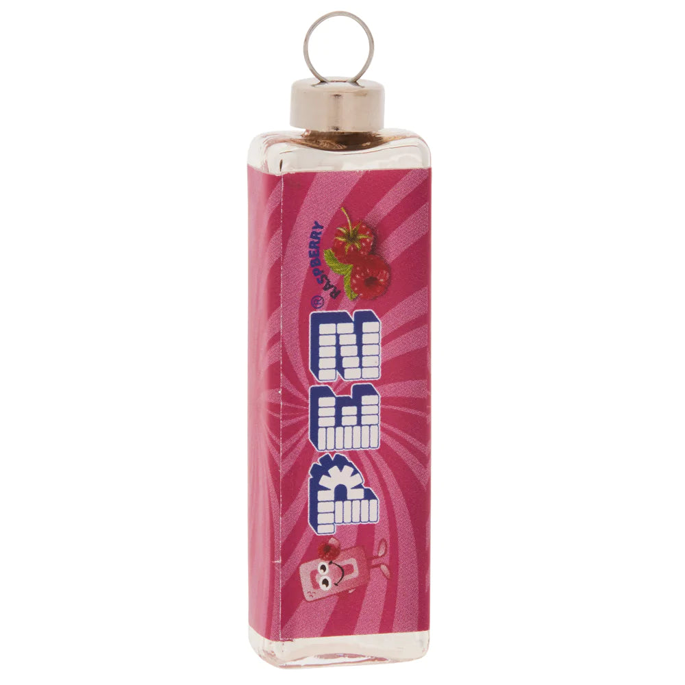 Celebrate your love of PEZ™ with this charming glass ornament shaped just like the iconic candy.