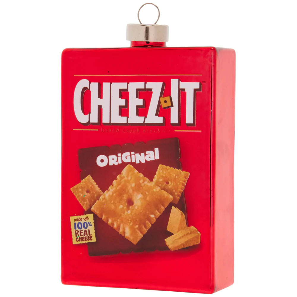 Crunch crunch! Celebrate your favorite salty snack with this adorable miniature box of Cheez-Its.