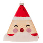 With his rosy cheeks and droll little smile, this Santa ornament is full of holiday cheer!