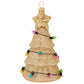 Celebrate the holidays under the sea with this adorable sand-colored Christmas tree!
